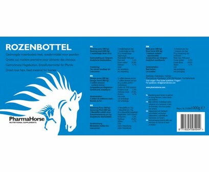 Pharmahorse Rozenbottel