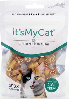 It&#039;s my cat, Chicken &amp; Fish Sushi