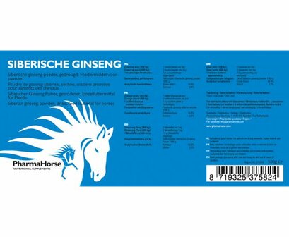 Pharmahorse Siberische Gingseng