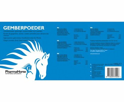 Pharmahorse Gemberpoeder