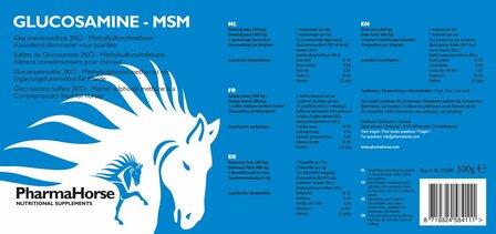 Pharmahorse Glucosamine - MSM