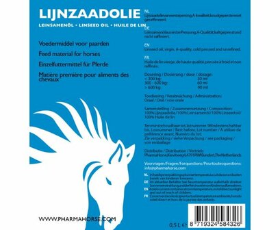 Pharmahorse Lijnzaadolie 