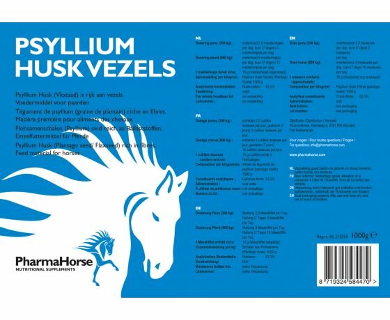 Pharmahorse Psyllium huskvezels