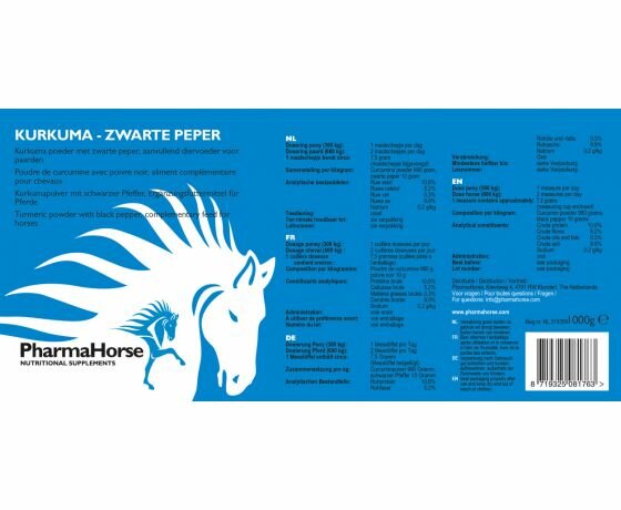 Pharmahorse Kurkuma - Zwarte peper